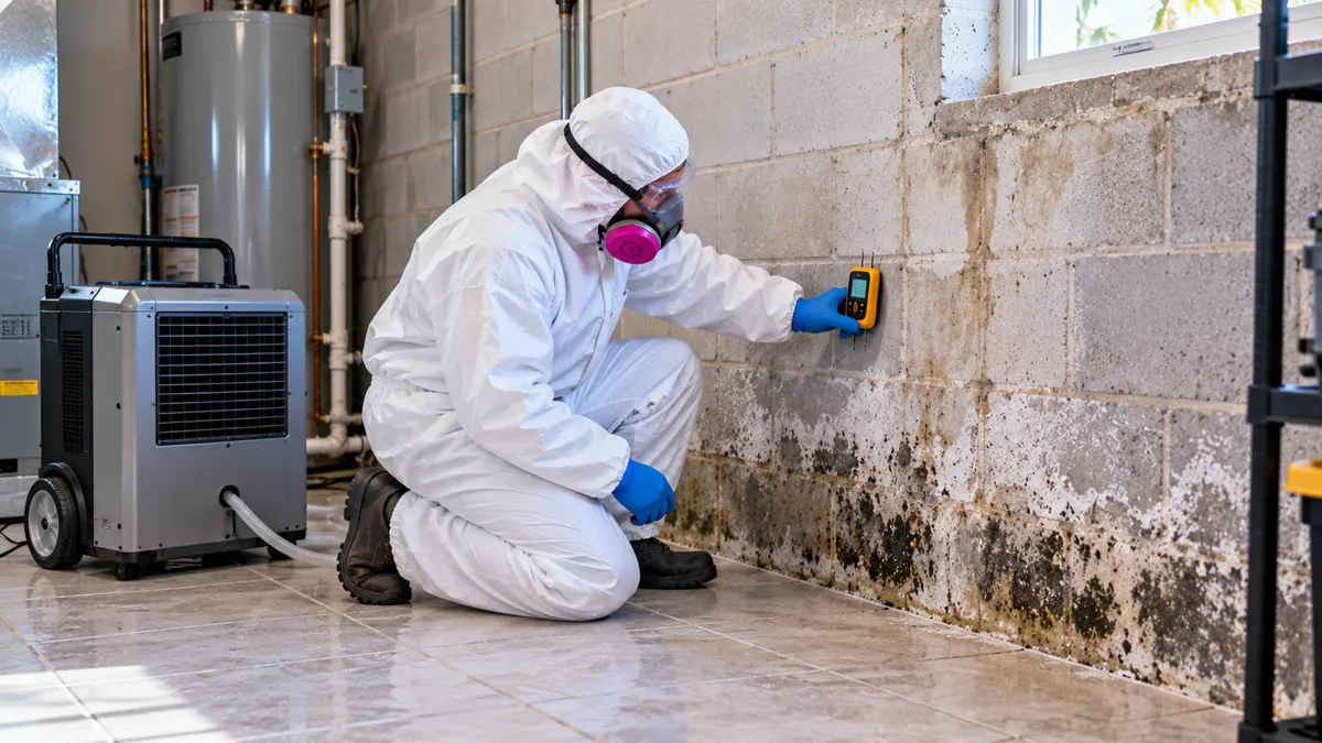 Basement Mold Removal in Palm Beach County