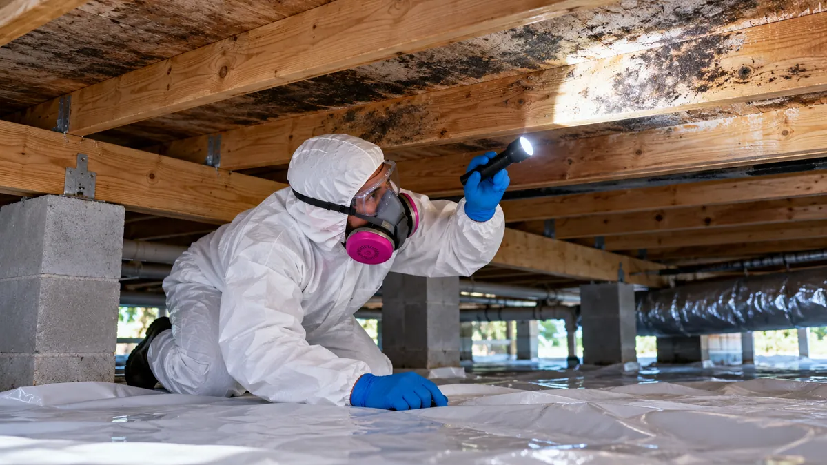 Crawl Space Mold Removal in Palm Beach County