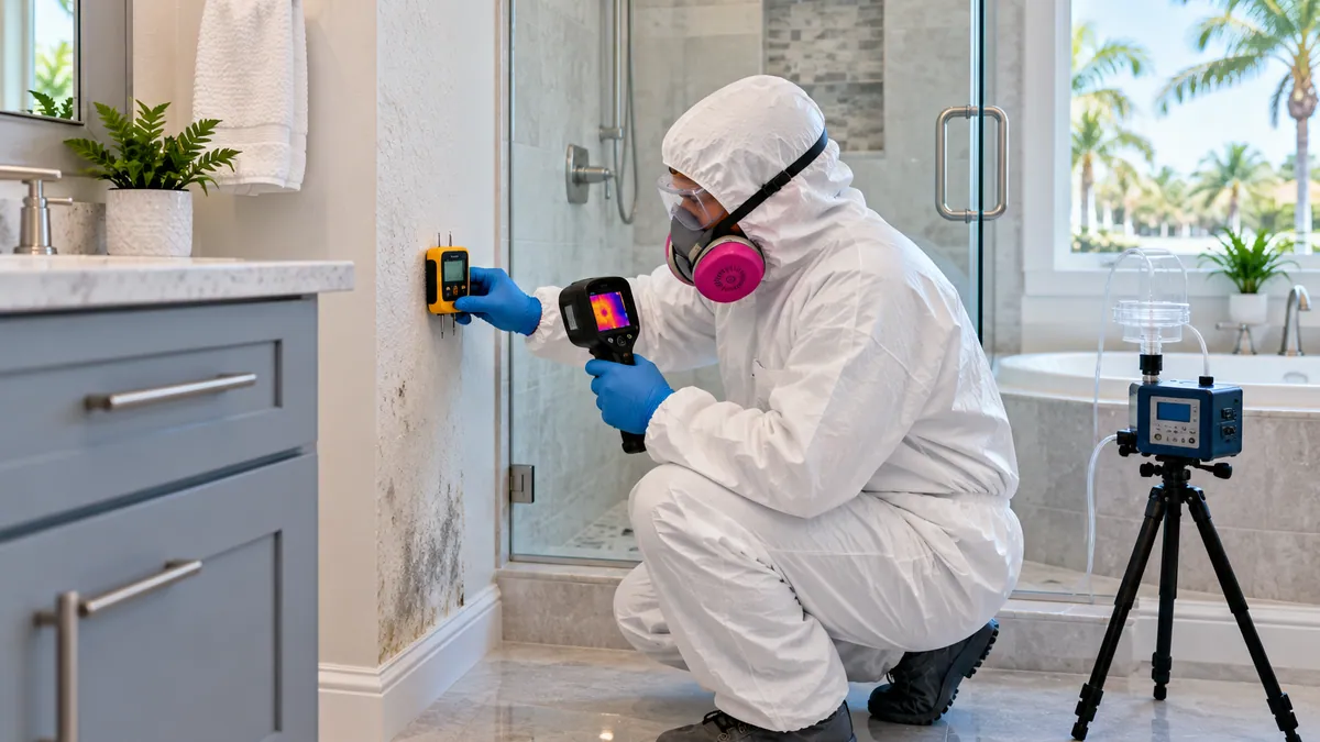 Mold Inspection and Testing in Palm Beach County